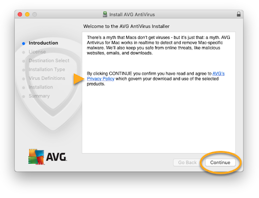 AVG Antivirus pour Mac