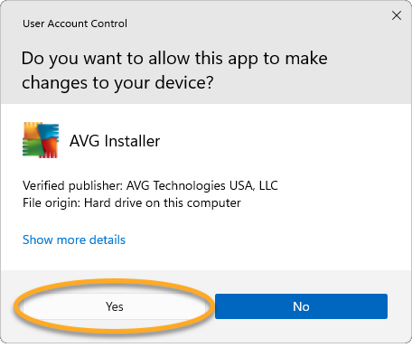 AVG antivirus pour Windows