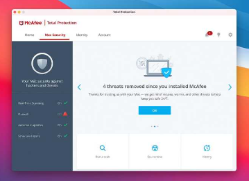 McAfee Total Protection pour Mac