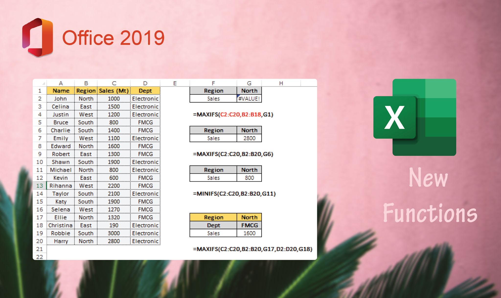 Excel : Office Famille et Petite Entreprise 2019