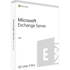 Exchange Server 2019 Entreprise - 50 User CALs, Client Access Licenses: 50 CALs