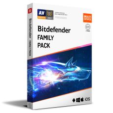 Bitdefender Family Pack 2024-2027, Temps d'exécution : 3 ans, Device: 15 Devices