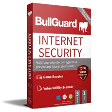 BullGuard Internet Security 2023-2024, Temps d'exécution : 1 an, Device: 3 Devices