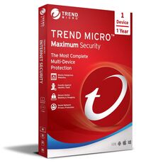 Trend Micro Maximum Security 2023-2024, Temps d'exécution : 1 an, Device: 1 Device