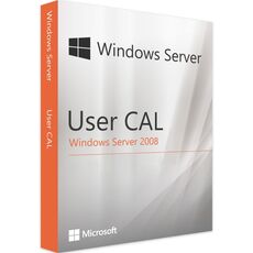 Windows Server 2008 - User CALs, Client Access Licenses: 1 CAL