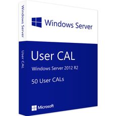 Windows Server 2012 R2 - 50 User CALs, Client Access Licenses: 50 CALs