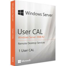 Windows Server 2008 R2 RDS - User CALs, Client Access Licenses: 1 CAL