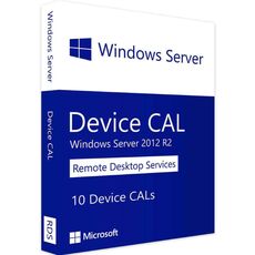 Windows Server 2012 R2 RDS - 10 Device CALs, Client Access Licenses: 10 CALs
