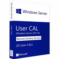 Windows Server 2012 R2 RDS - 20 User CALs, Client Access Licenses: 20 CALs