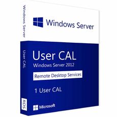 Windows Server 2012 RDS - User CALs, Client Access Licenses: 1 CAL