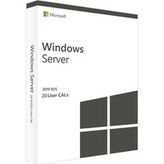 Windows Server 2019 RDS - 20 User CALs, Client Access Licenses: 20 CALs