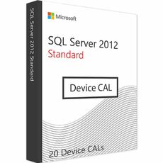 SQL Server 2012 Standard - 20 Device CALs, Client Access Licenses: 20 CALs