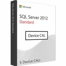SQL Server 2012 Standard - 5 Device CALs, Client Access Licenses: 5 CALs