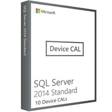SQL Server 2014 Standard - 10 Device CALs, Client Access Licenses: 10 CALs