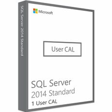 SQL Server 2014 Standard - User CALs, Client Access Licenses: 1 CAL