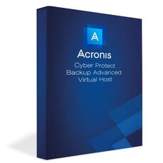 Acronis Cyber Protect Backup Advanced Virtual Host 2024-2029, Type de licence: Mise à niveau, Temps d'exécution : 5 ans