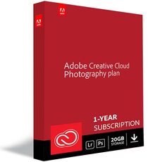 Adobe Creative Cloud Photography Plan, Temps d'exécution : 1 an