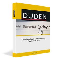 Duden template collection - Application PLUS, Versions: Windows 