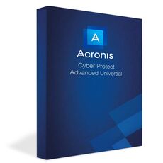 Acronis Cyber Protect Advanced Universal 2023-2024, Type de licence: Nouvel achat, Temps d'exécution : 1 an