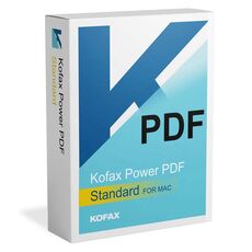 Kofax Power PDF Standard 3.1 Pour Mac, Versions: Mac