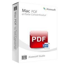 Aiseesoft Mac PDF en texte Convertisseur