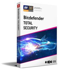 Bitdefender Total Security 2024-2025, Temps d'exécution : 1 an, Device: 1 Device