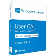 Windows Server 2016 RDS - 50 User CALs