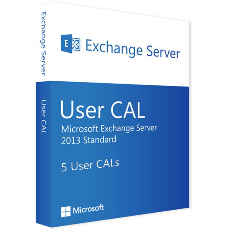 Exchange Server 2013 Standard - 5 User CALs