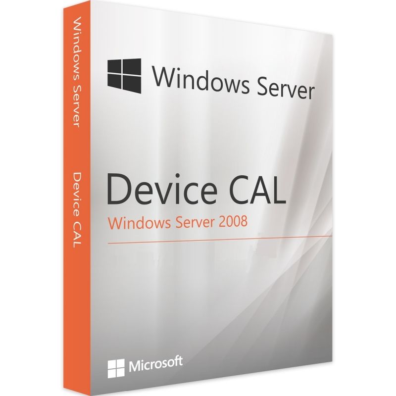 Windows Server 2008 - 5 Device CALs, Client Access Licenses: 5 CALs