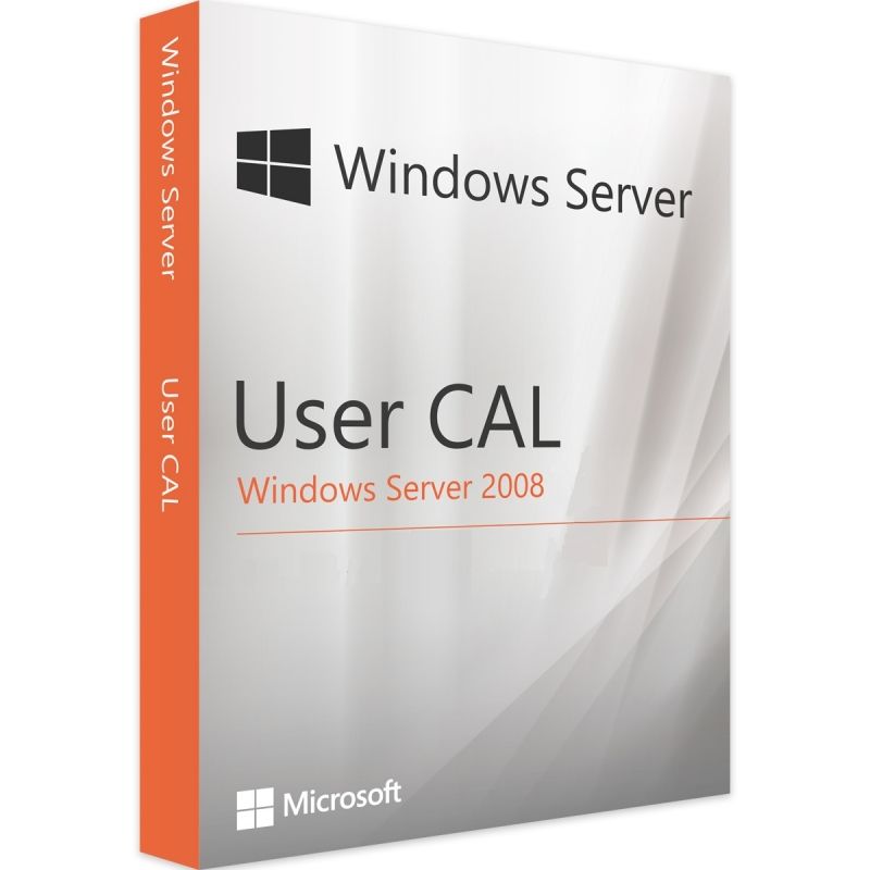 Windows Server 2008 - 5 User CALs, Client Access Licenses: 5 CALs