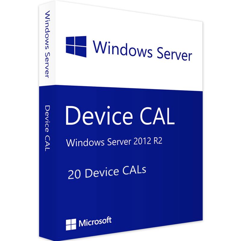 Windows Server 2012 R2 - 20 Device CALs, Client Access Licenses: 20 CALs