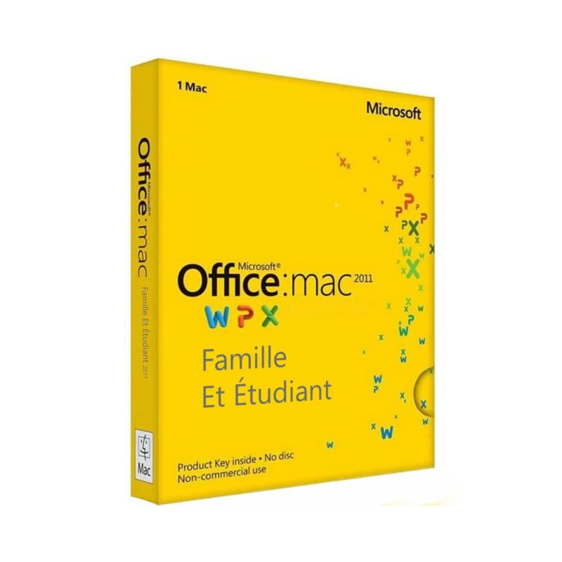 Office 2011 Famille Et Étudiant Pour Mac