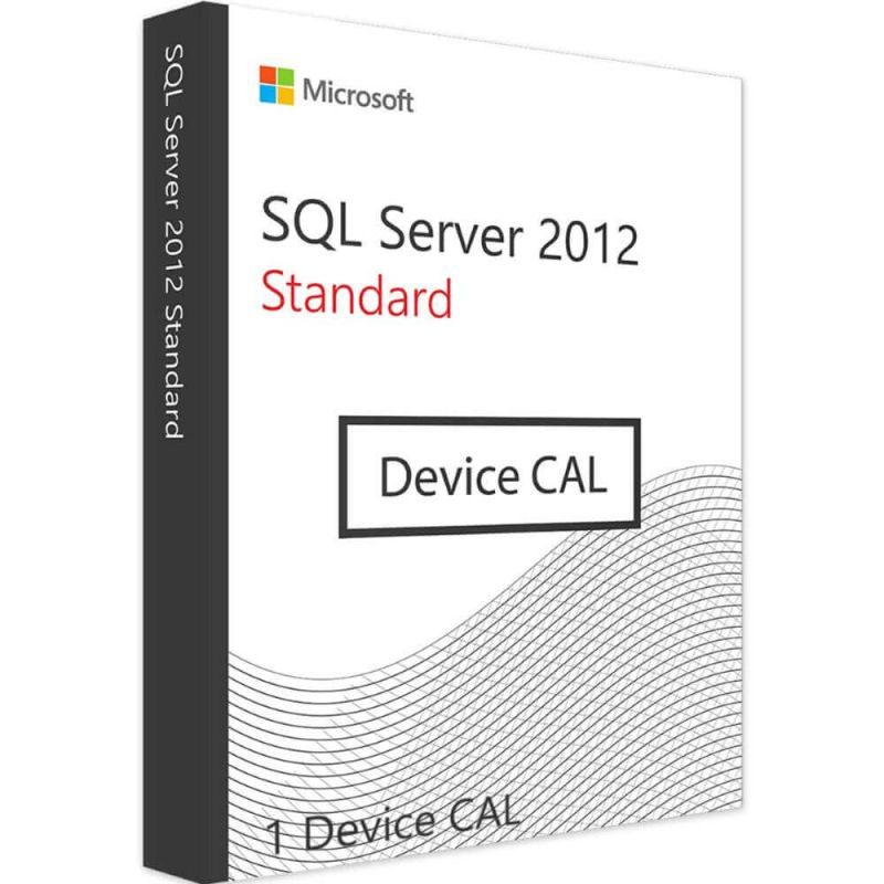 SQL Server 2012 Standard - Device CALs, Client Access Licenses: 1 CAL