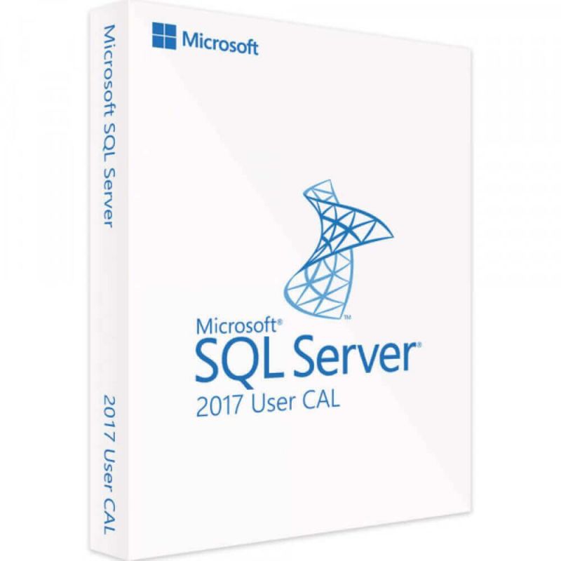 SQL Server 2017 - 5 User CALs, Client Access Licenses: 5 CALs