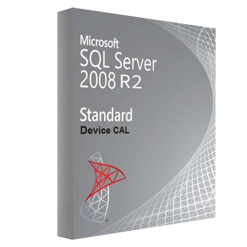 SQL Server 2008 R2 Standard - 10 Device CALs, Client Access Licenses: 10 CALs