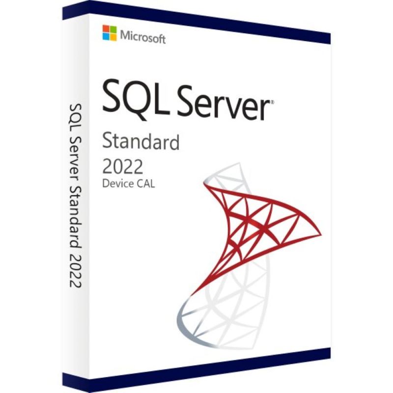 SQL Server 2022 Standard - 50 Device CALs, Client Access Licenses: 50 CALs