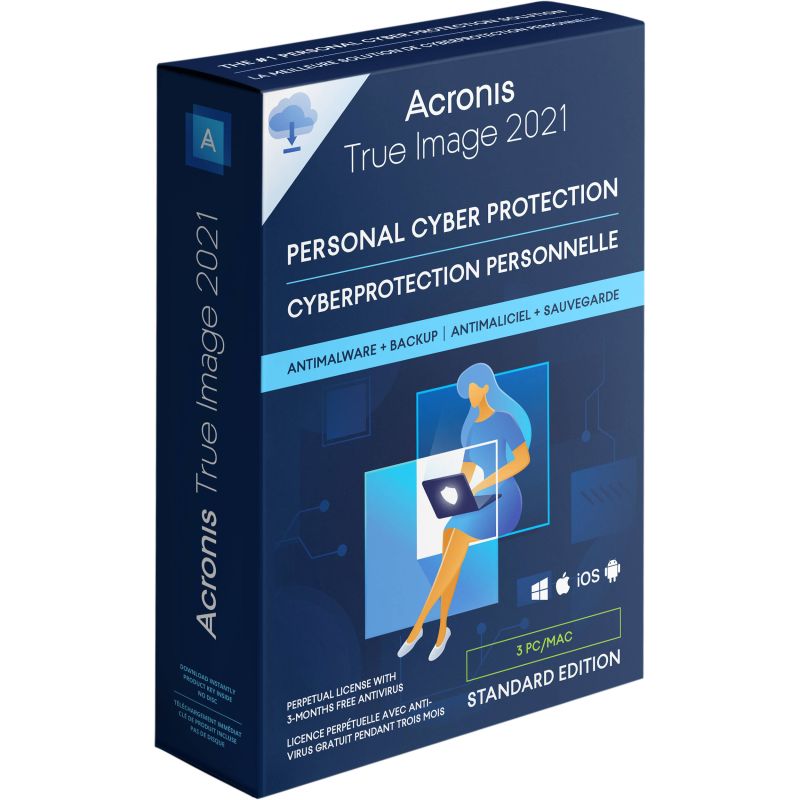 Acronis True Image 2021 Standard | PC/MAC, Device: 3 Devices