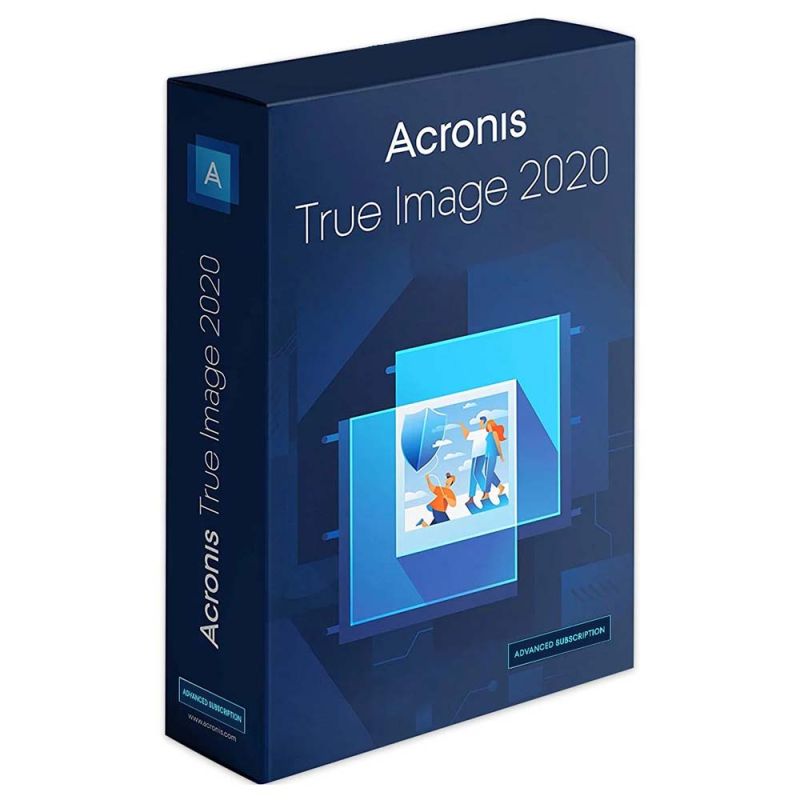 Acronis True Image 2020 Advanced, Temps d'exécution : 1 an, Device: 5 Devices