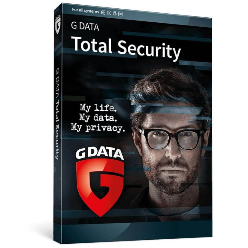 G DATA Total Security 2024-2025, Temps d'exécution : 1 an, Device: 6 Devices