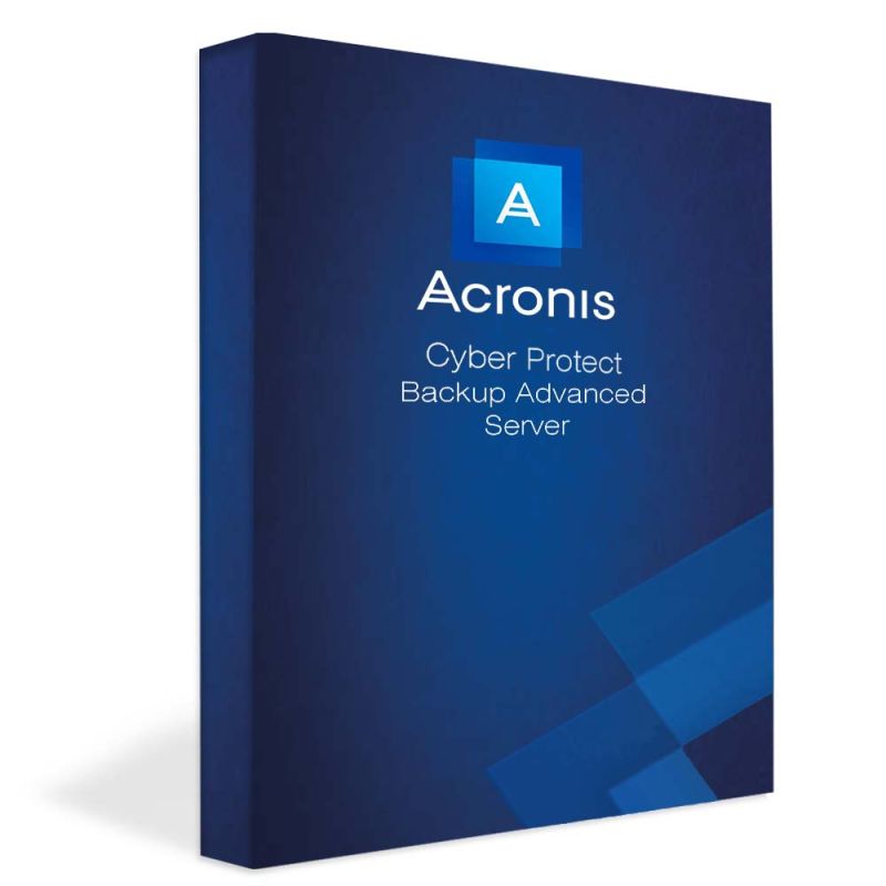 Acronis Cyber ​Protect Backup Advanced Pour Server 2024-2027, Type de licence: Nouvel achat, Temps d'exécution : 3 ans