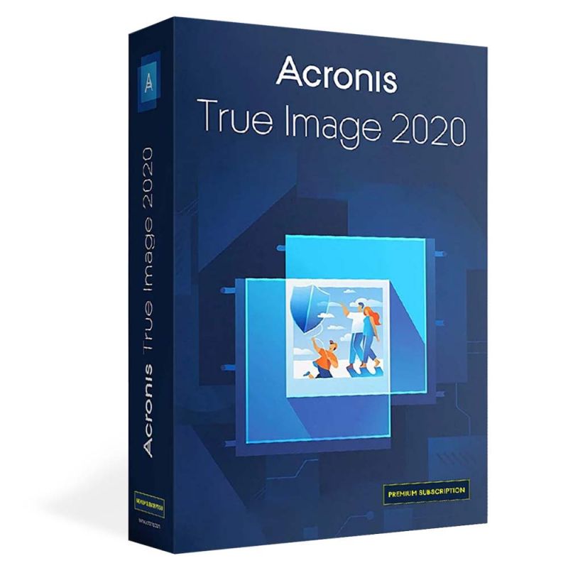 Acronis True Image 2020 Premium, Device: 5 Devices