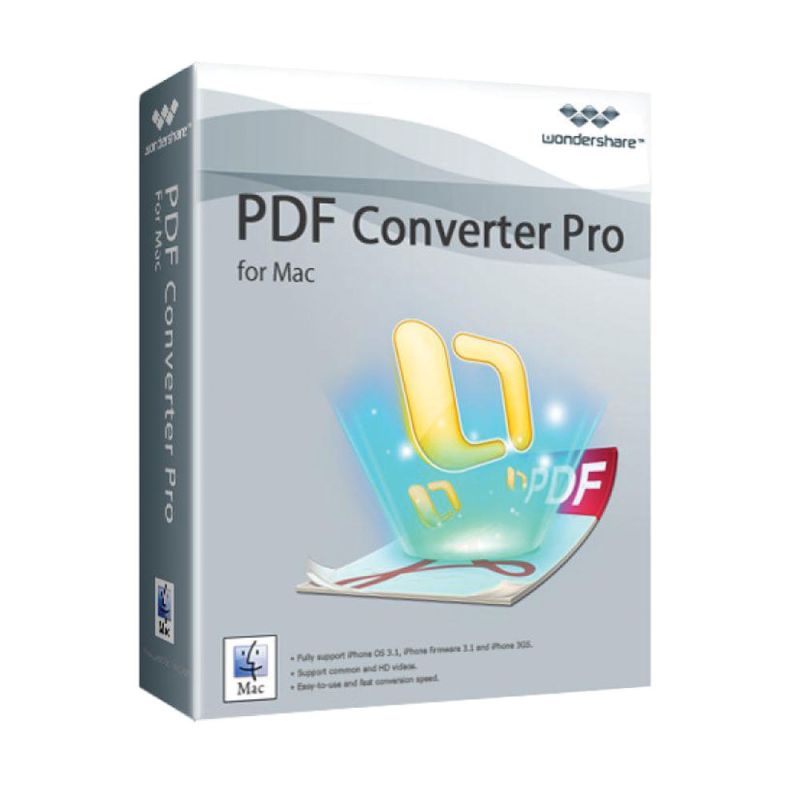 Wondershare PDF Converter Pro pour Mac, Versions: Mac