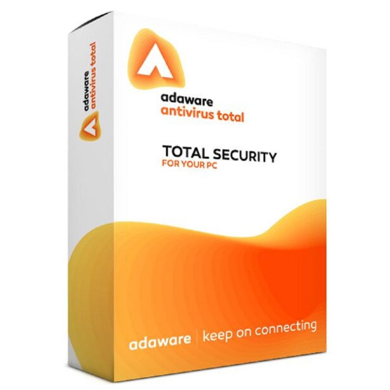 Adaware Antivirus Total 2024-2025, Temps d'exécution : 1 an, Device: 1 Device