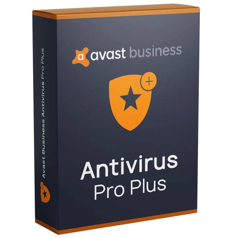 Avast Business Antivirus Pro Plus 2024-2025, Temps d'exécution : 1 an, Users: 50 Users