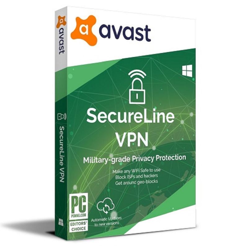Avast SecureLine VPN 2024-2026, Temps d'exécution : 2 ans, Device: 5 Devices