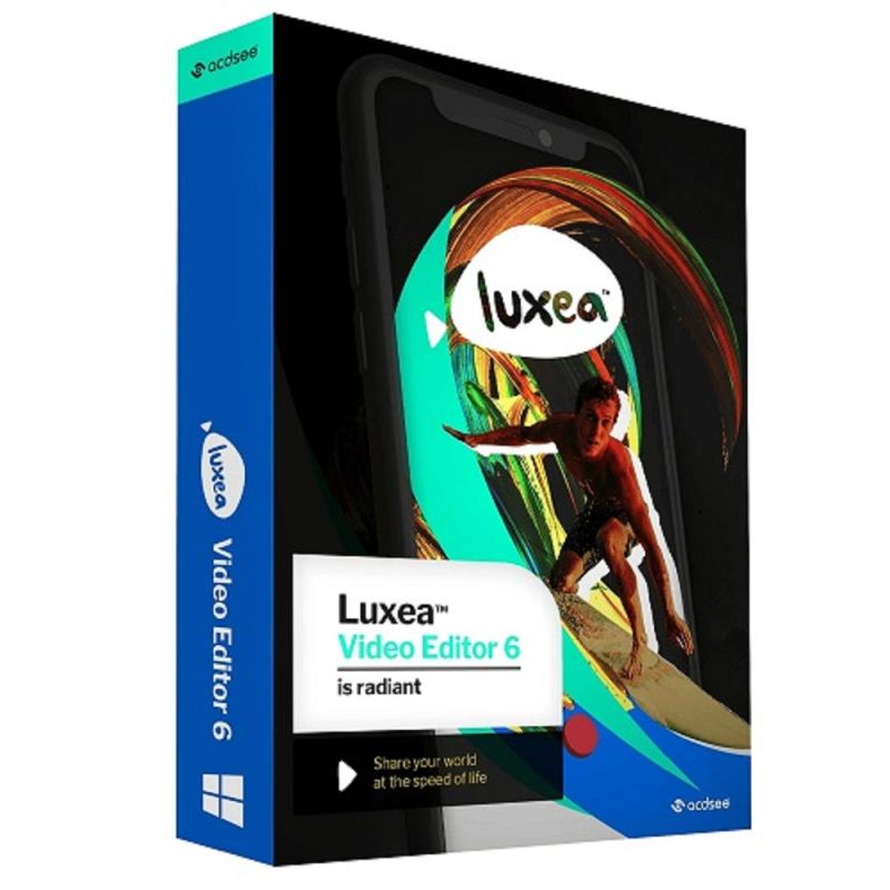 ACDSee Luxea Video Editor 6, Type de licence: Abonnement, Langue: Anglaise