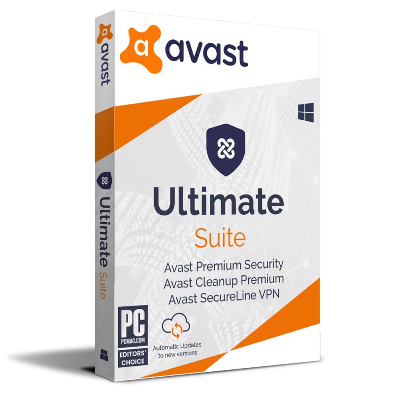 Avast Ultimate Suite 2024-2026, Temps d'exécution : 2 ans, Device: 10 Devices