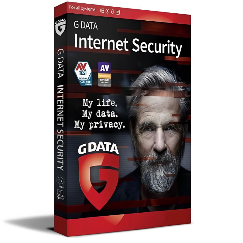 G DATA Internet Security 2024-2025, Temps d'exécution : 1 an, Device: 8 Devices