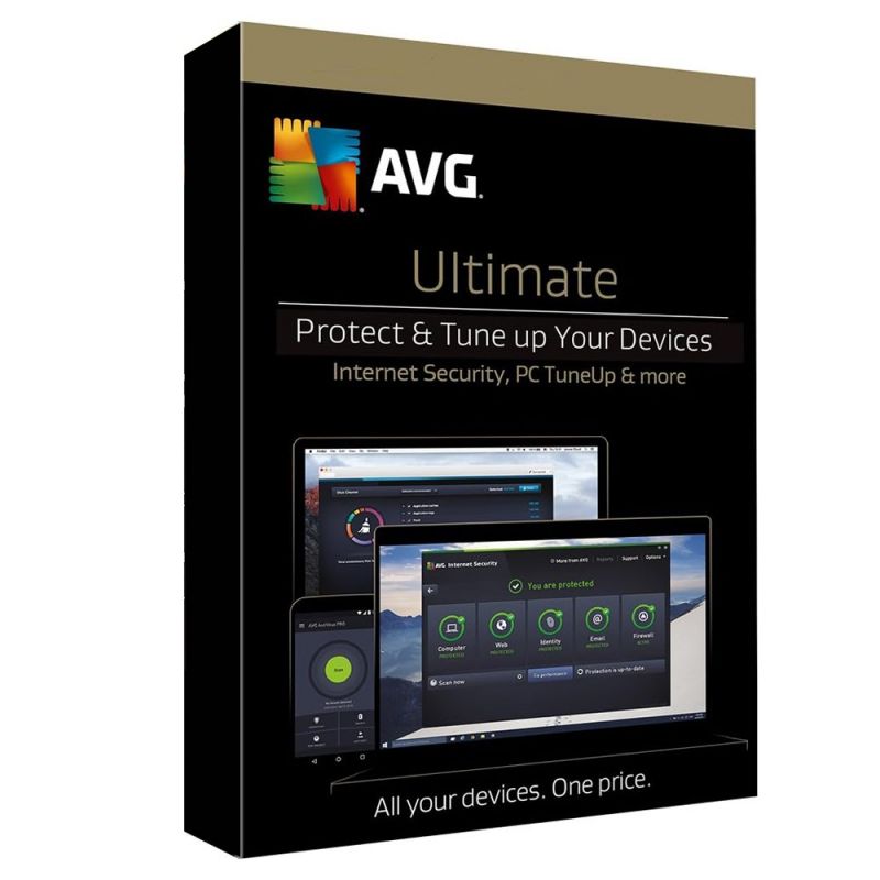 AVG Ultimate 2024-2027, Temps d'exécution: 3 ans, Device: 10 Devices